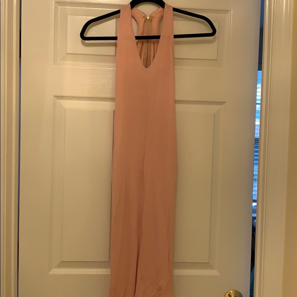 Sugarcloth Coral Bodycon Midi Dress